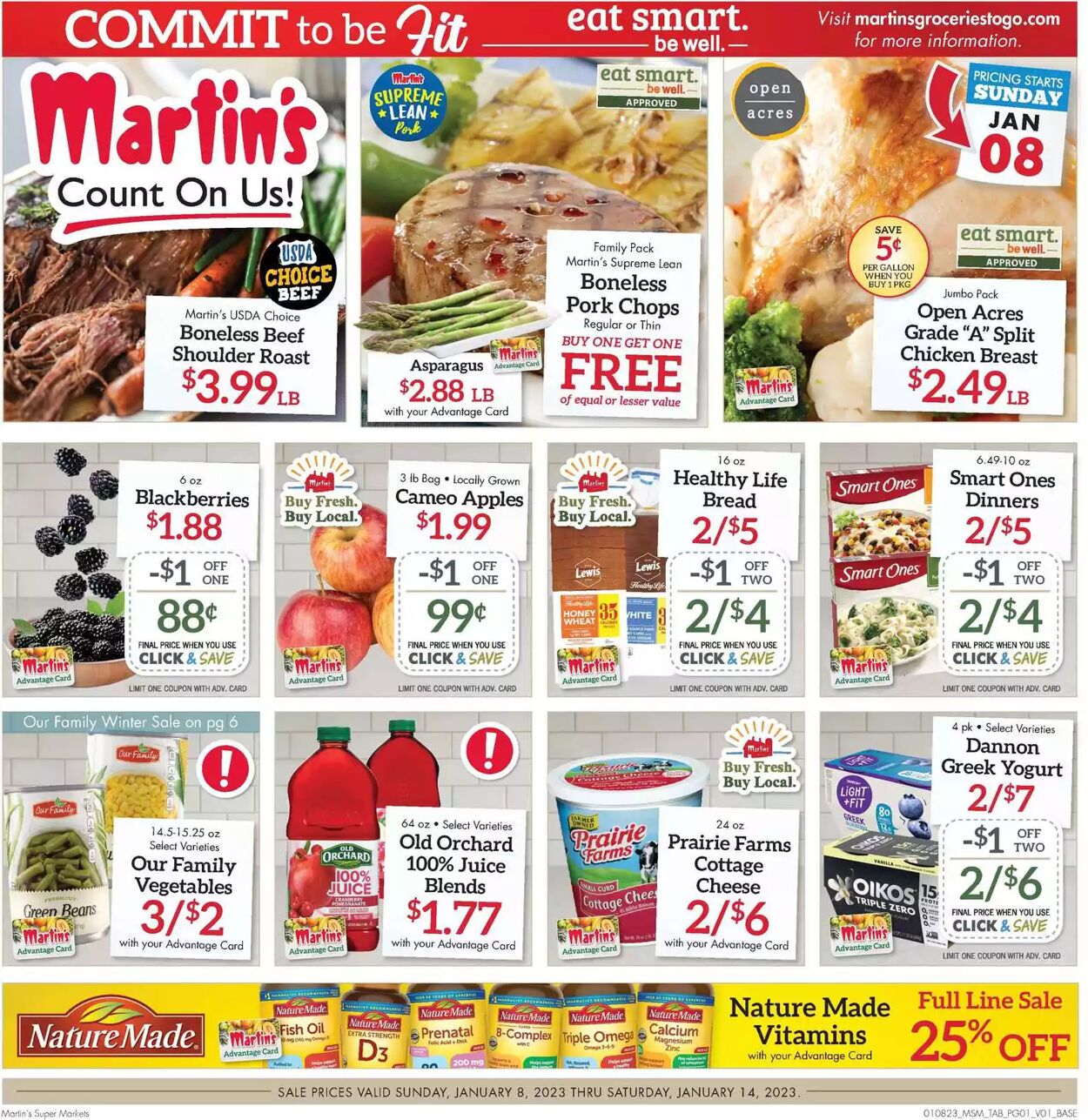 Weekly ad Martin's Supermarkets 01/08/2023-01/14/2023