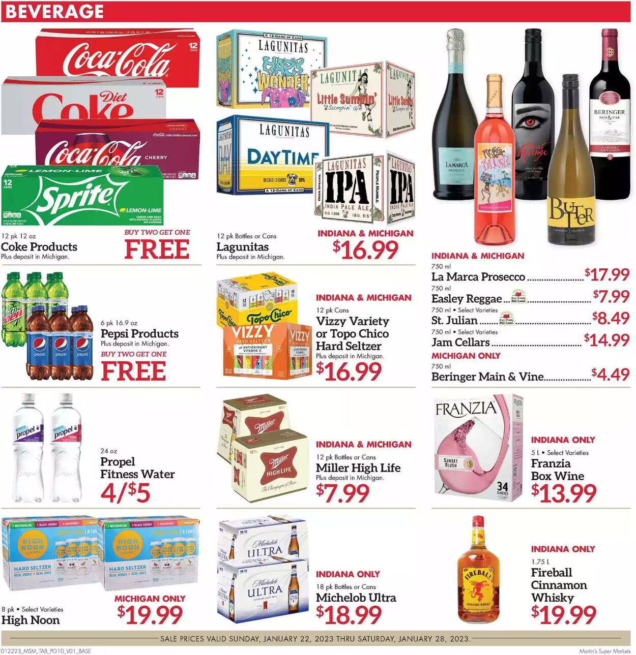 Weekly ad Martin's Supermarkets 01/22/2023 - 01/28/2023
