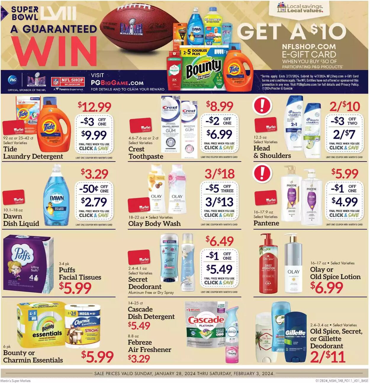 Weekly ad Martin's Supermarkets 01/28/2024 - 02/03/2024