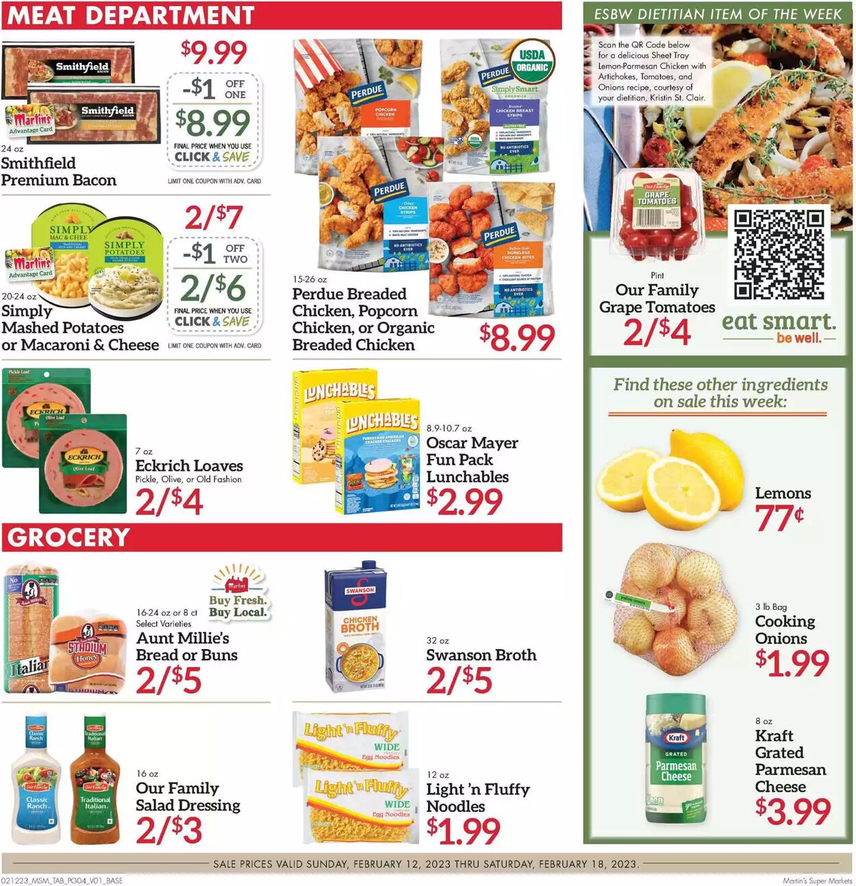 Weekly ad Martin's Supermarkets 02/12/2023 - 02/18/2023