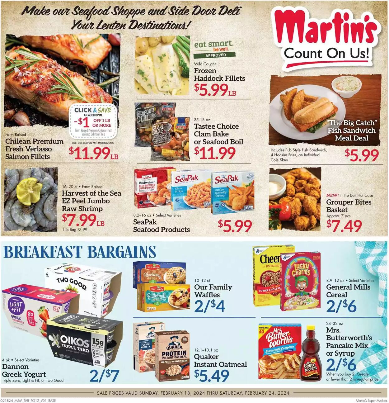 Weekly ad Martin's Supermarkets 02/18/2024 - 02/24/2024