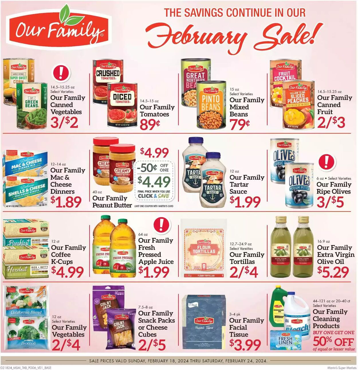 Weekly ad Martin's Supermarkets 02/18/2024 - 02/24/2024