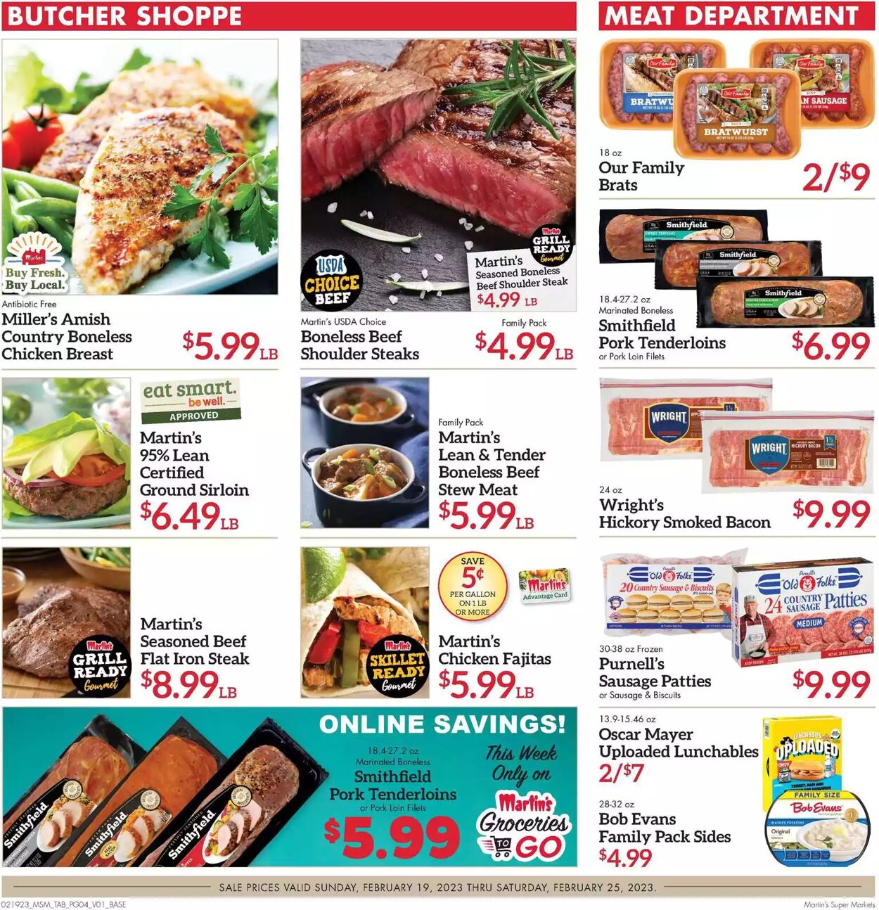 Weekly ad Martin's Supermarkets 02/19/2023 - 02/25/2023