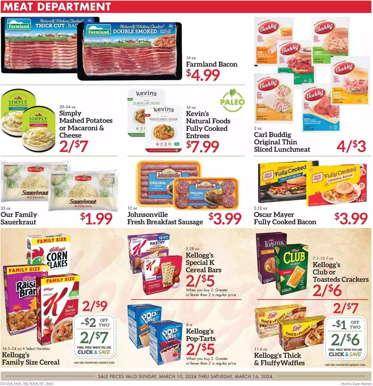 Weekly ad Martin's Supermarkets 03/10/2024 - 03/16/2024