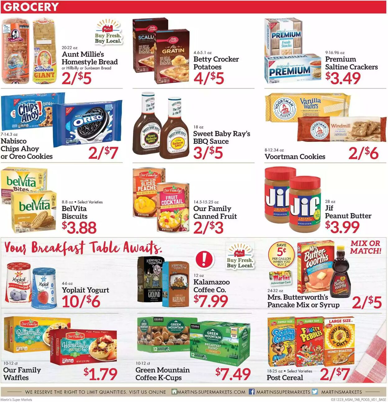 Weekly ad Martin's Supermarkets 03/12/2023 - 03/18/2023