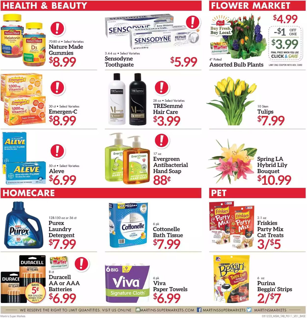 Weekly ad Martin's Supermarkets 03/12/2023 - 03/18/2023