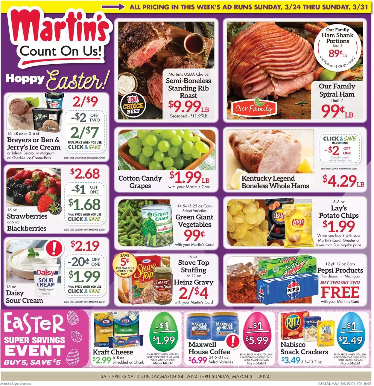 Weekly ad Martin's Supermarkets 03/24/2024 - 03/31/2024