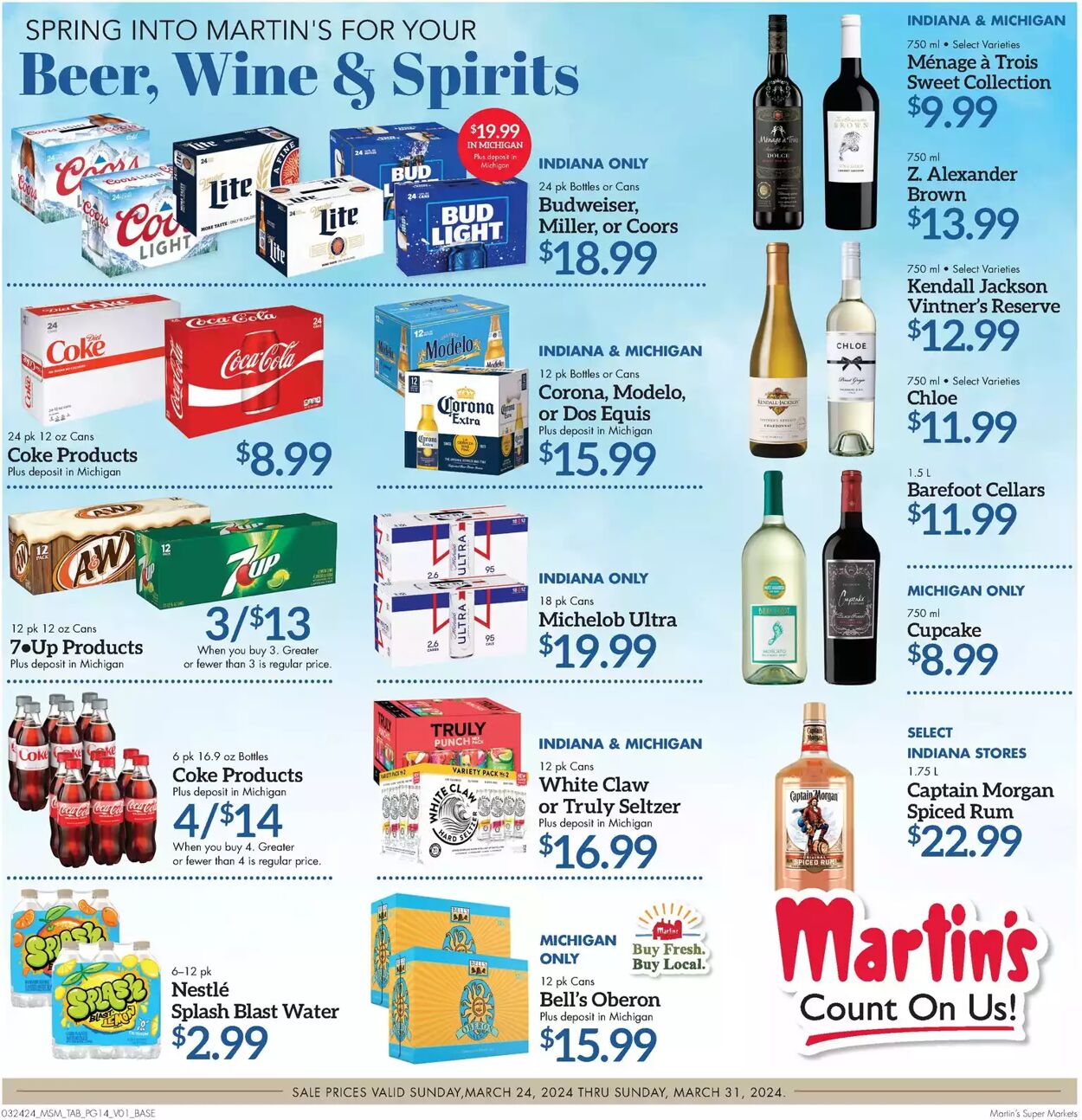 Weekly ad Martin's Supermarkets 03/24/2024 - 03/31/2024