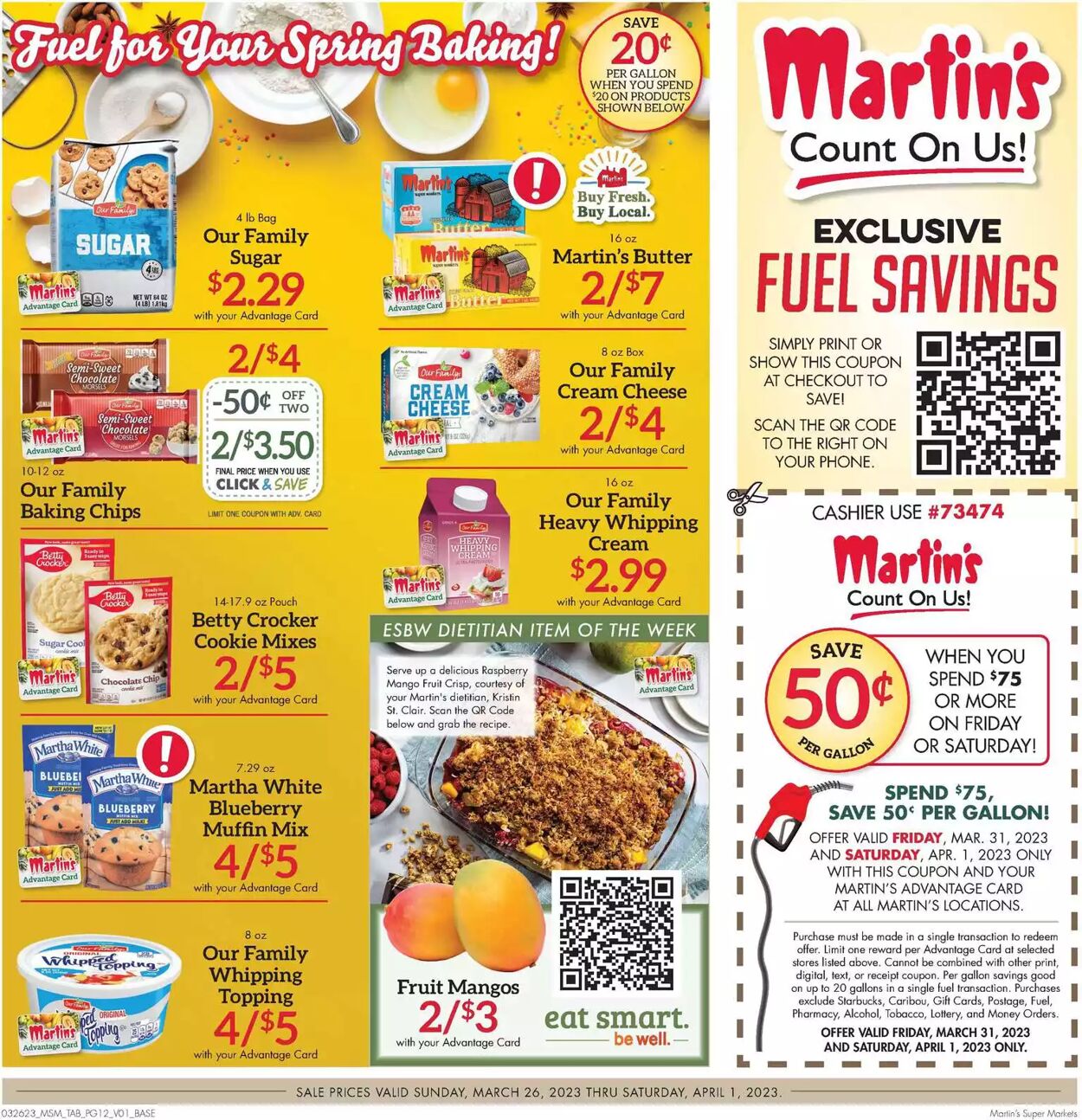 Weekly ad Martin's Supermarkets 03/26/2023 - 04/01/2023