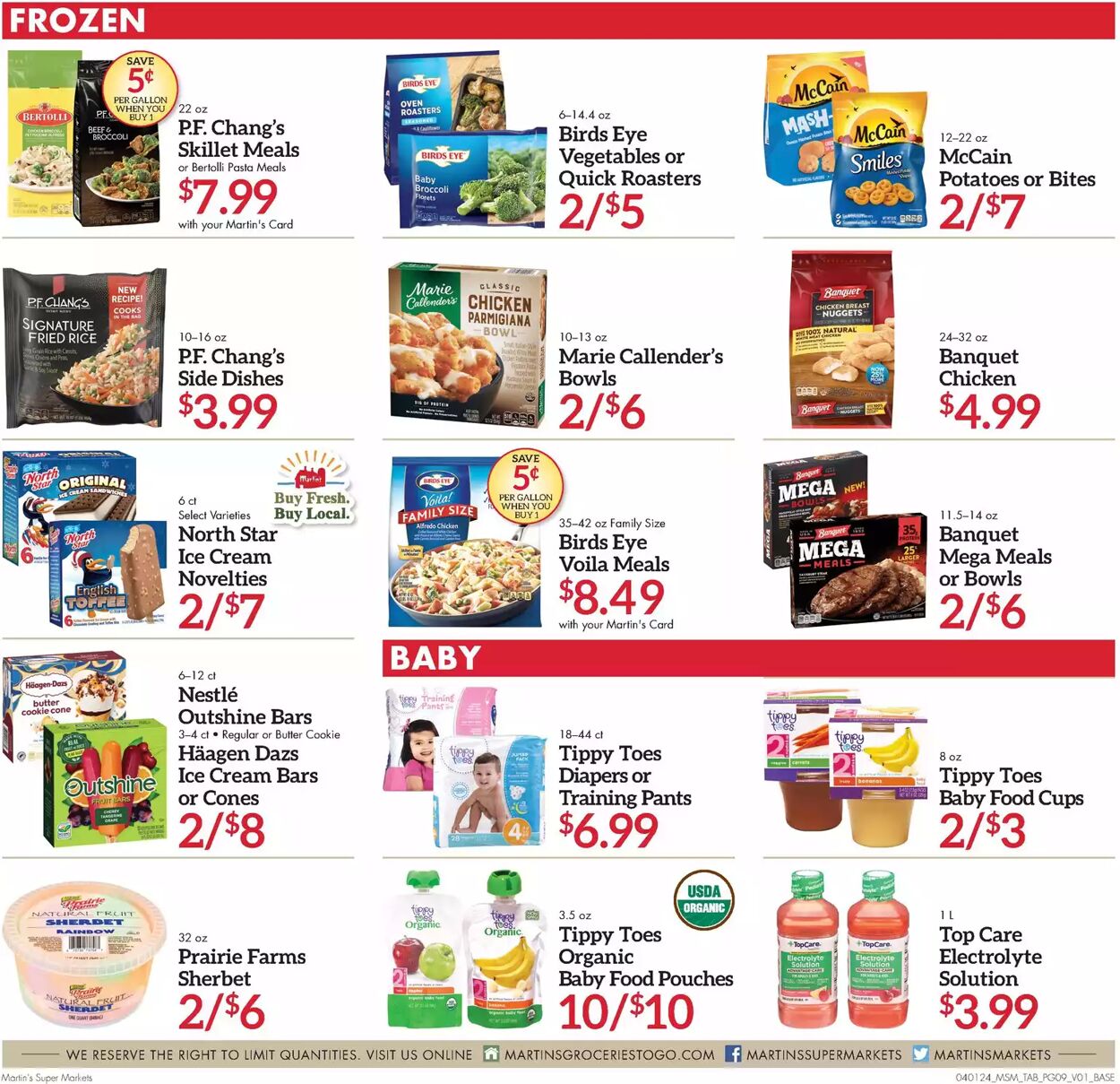 Weekly ad Martin's Supermarkets 04/01/2024 - 04/06/2024