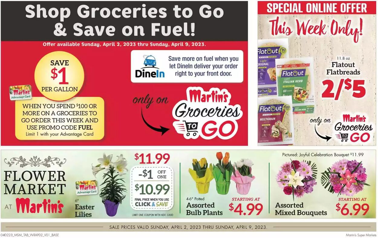 Weekly ad Martin's Supermarkets 04/02/2023 - 04/09/2023