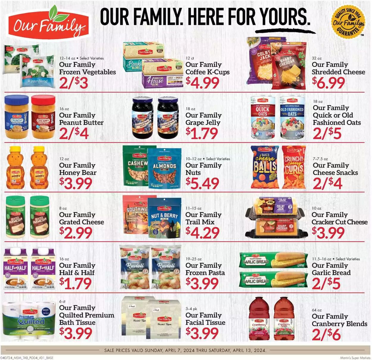 Weekly ad Martin's Supermarkets 04/07/2024 - 04/13/2024