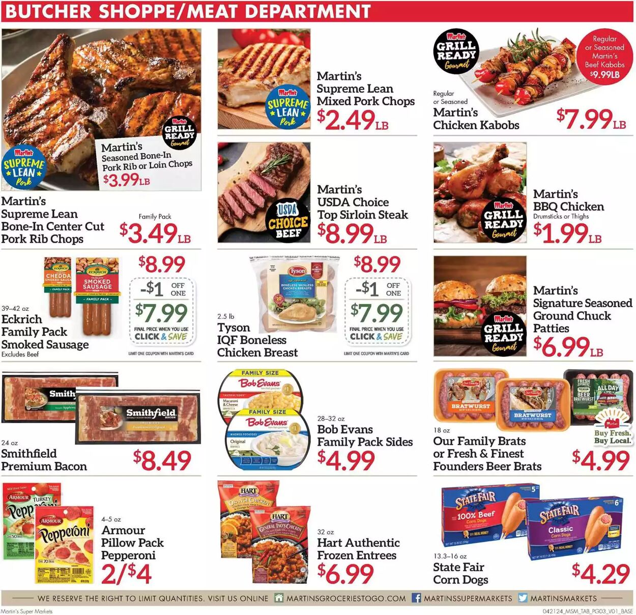 Weekly ad Martin's Supermarkets 04/21/2024 - 04/27/2024
