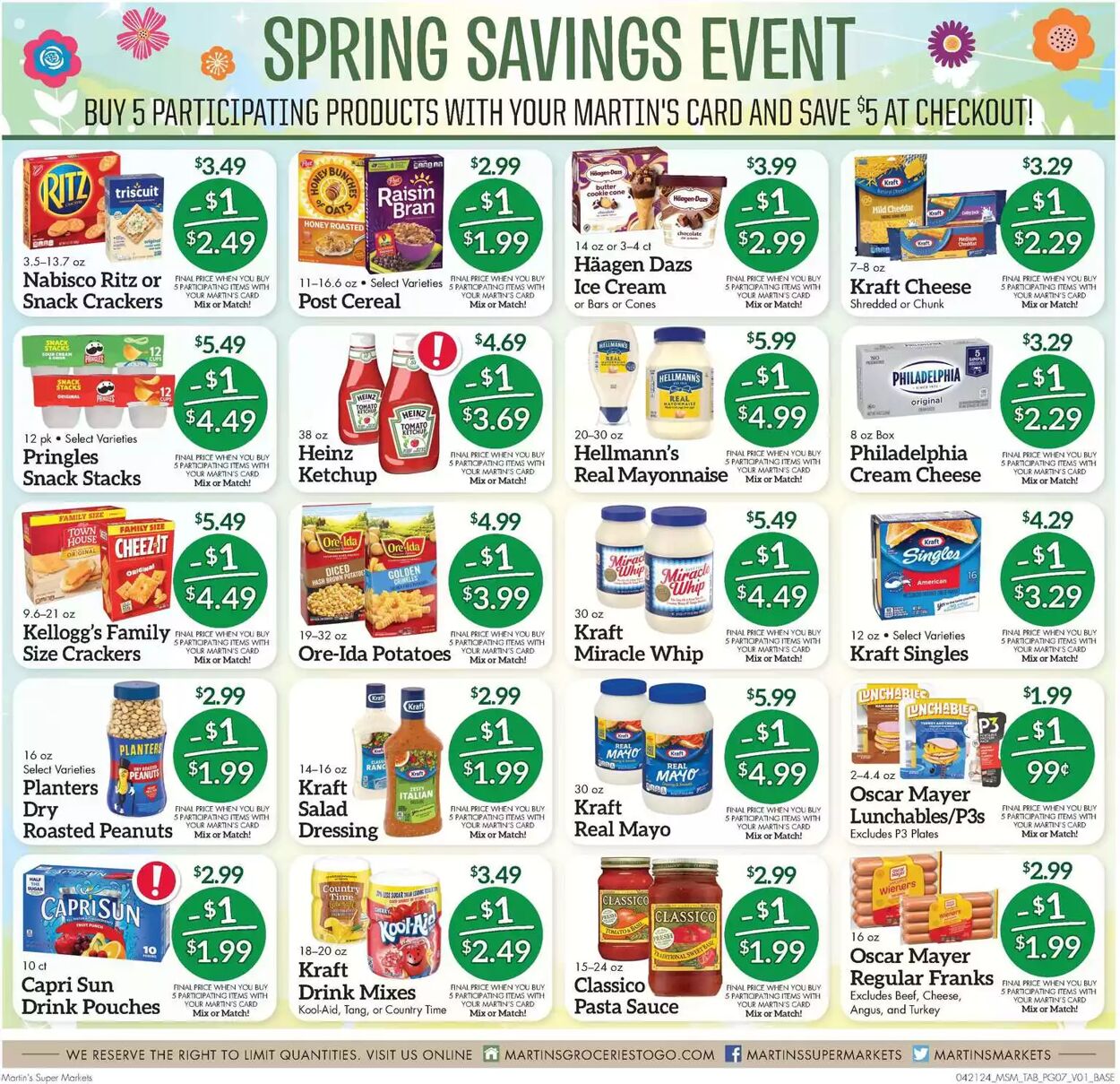 Weekly ad Martin's Supermarkets 04/21/2024 - 04/27/2024