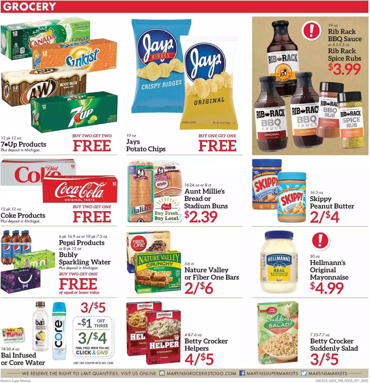 Weekly ad Martin's Supermarkets 04/23/2023 - 04/29/2023