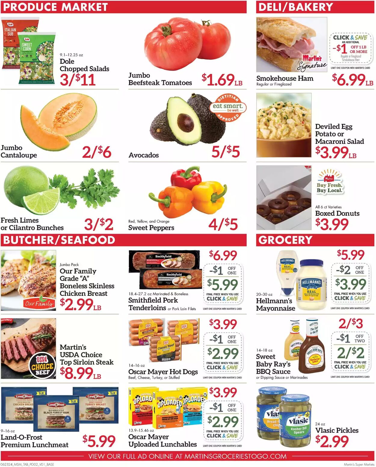Weekly ad Martin's Supermarkets 06/23/2024 - 06/29/2024