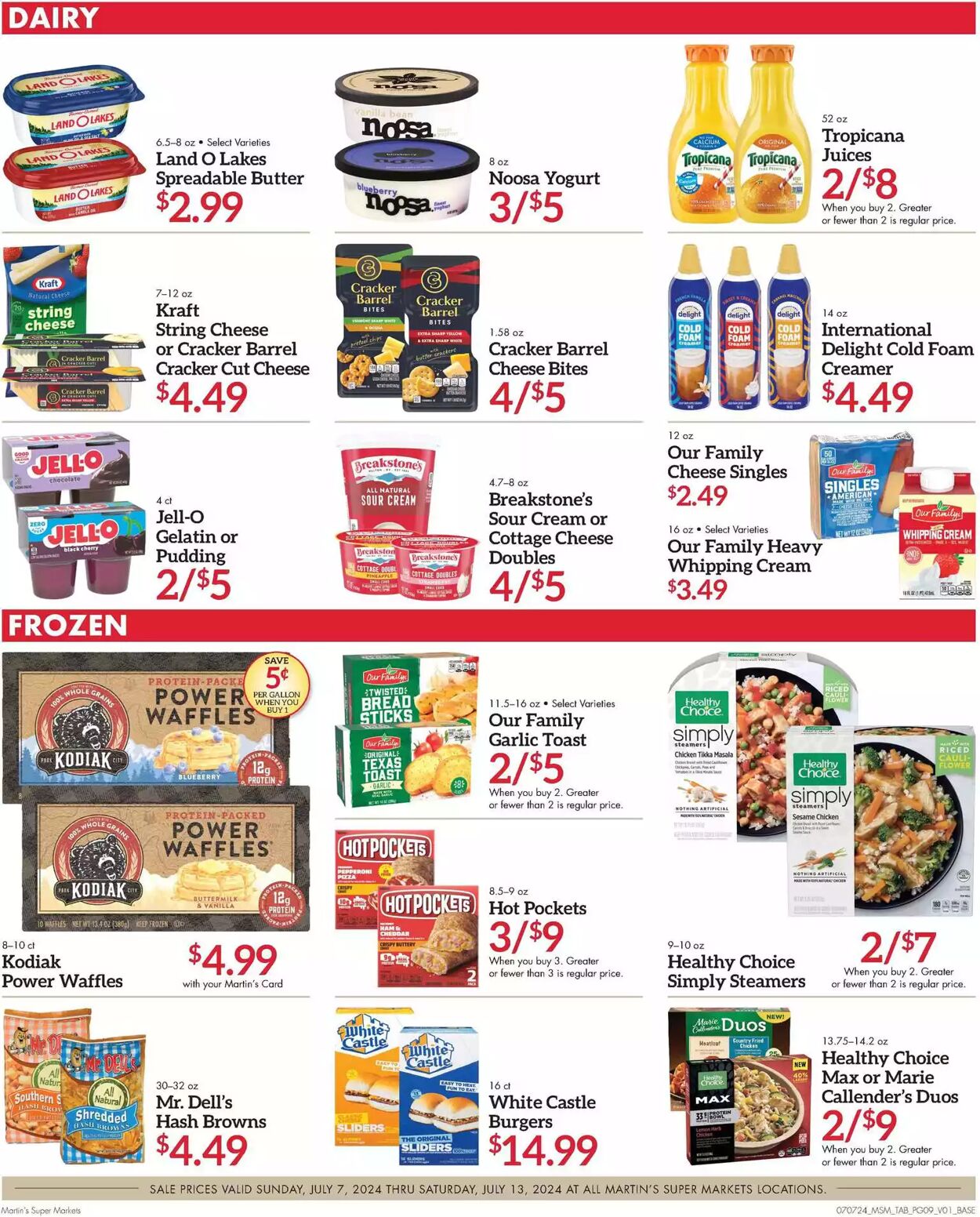 Weekly ad Martin's Supermarkets 07/07/2024 - 07/13/2024