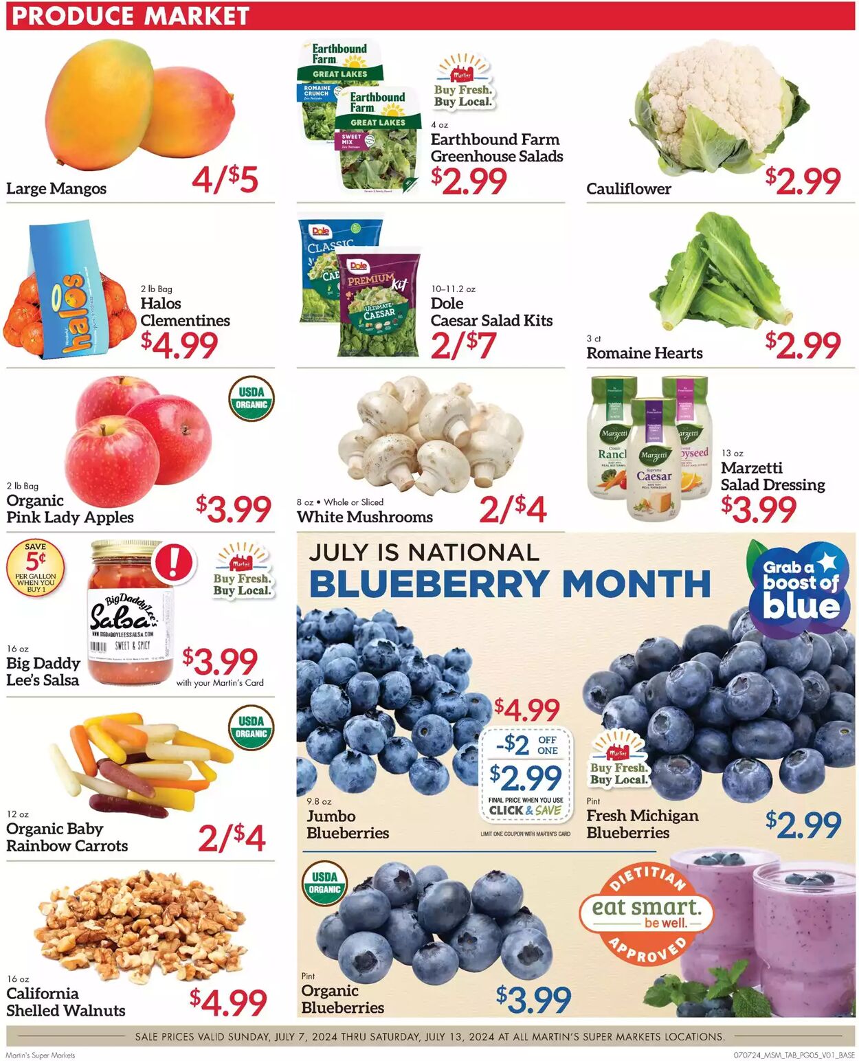 Weekly ad Martin's Supermarkets 07/07/2024 - 07/13/2024