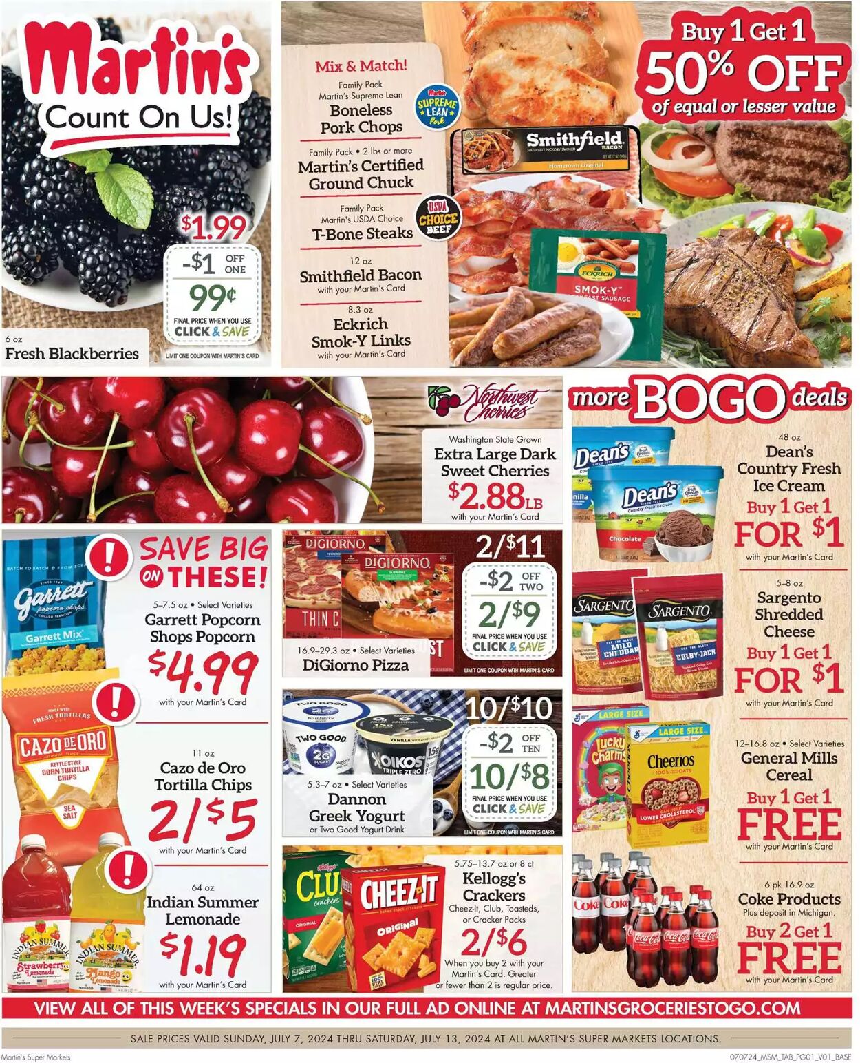 Weekly ad Martin's Supermarkets 07/07/2024 - 07/13/2024