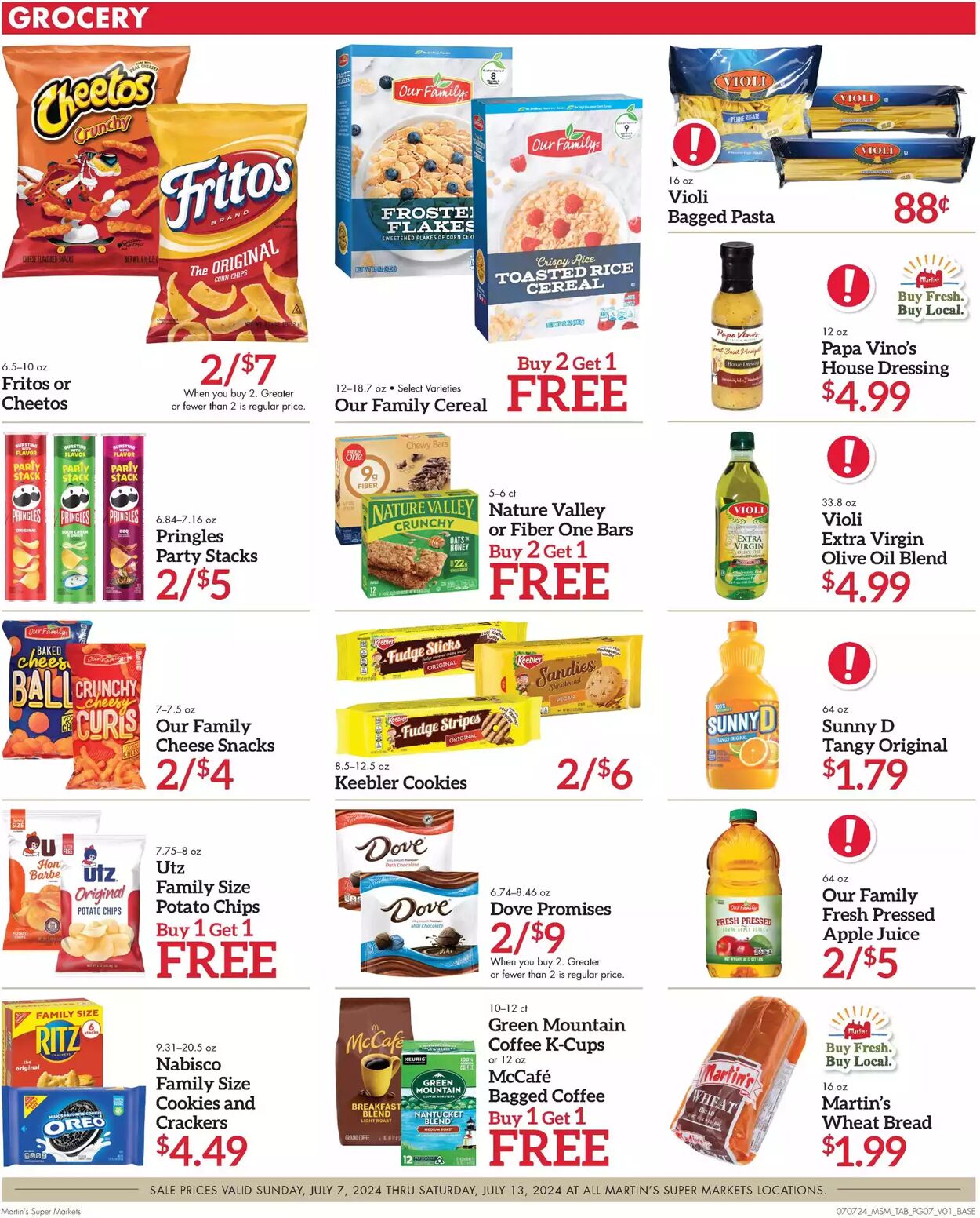 Weekly ad Martin's Supermarkets 07/07/2024 - 07/13/2024