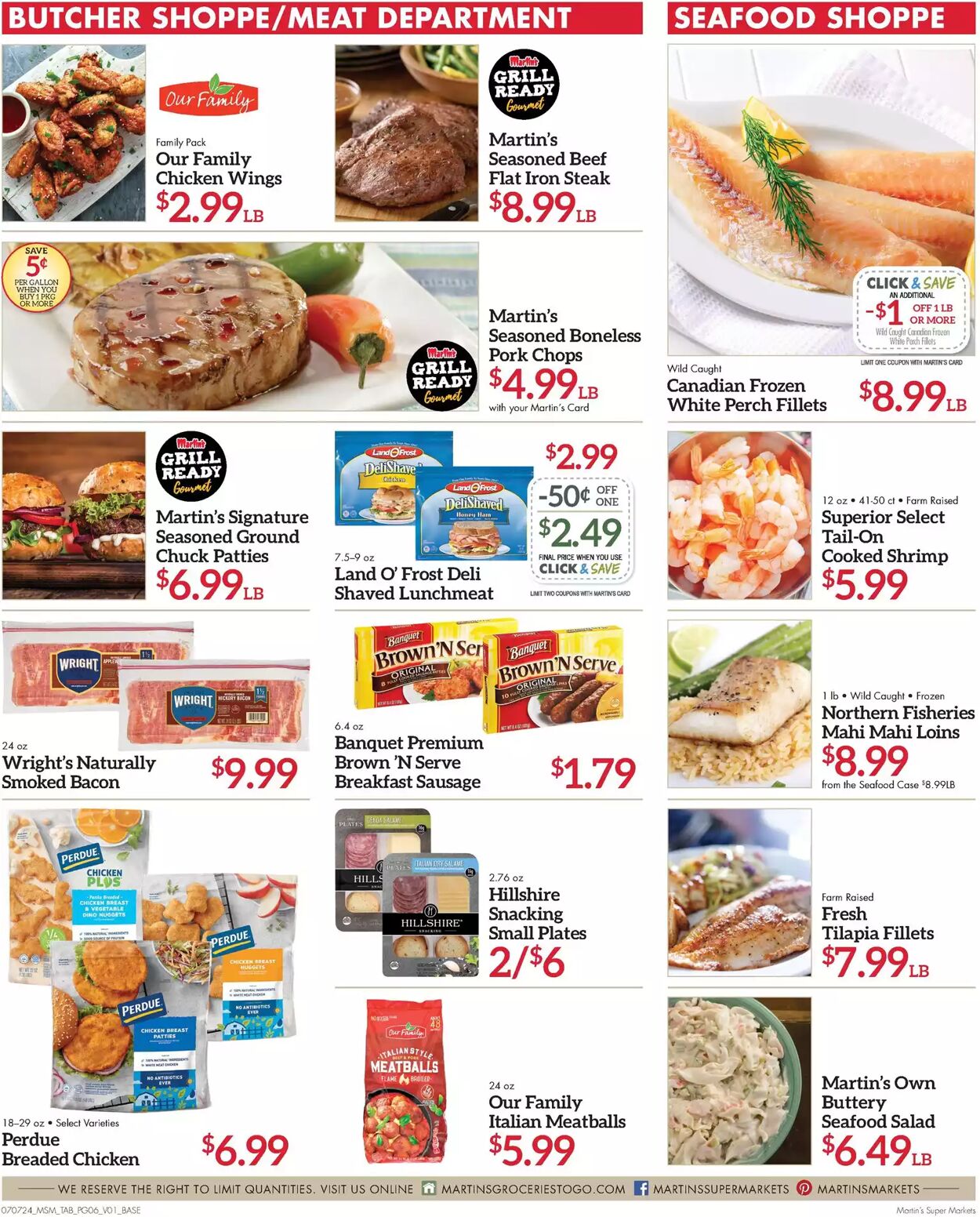 Weekly ad Martin's Supermarkets 07/07/2024 - 07/13/2024