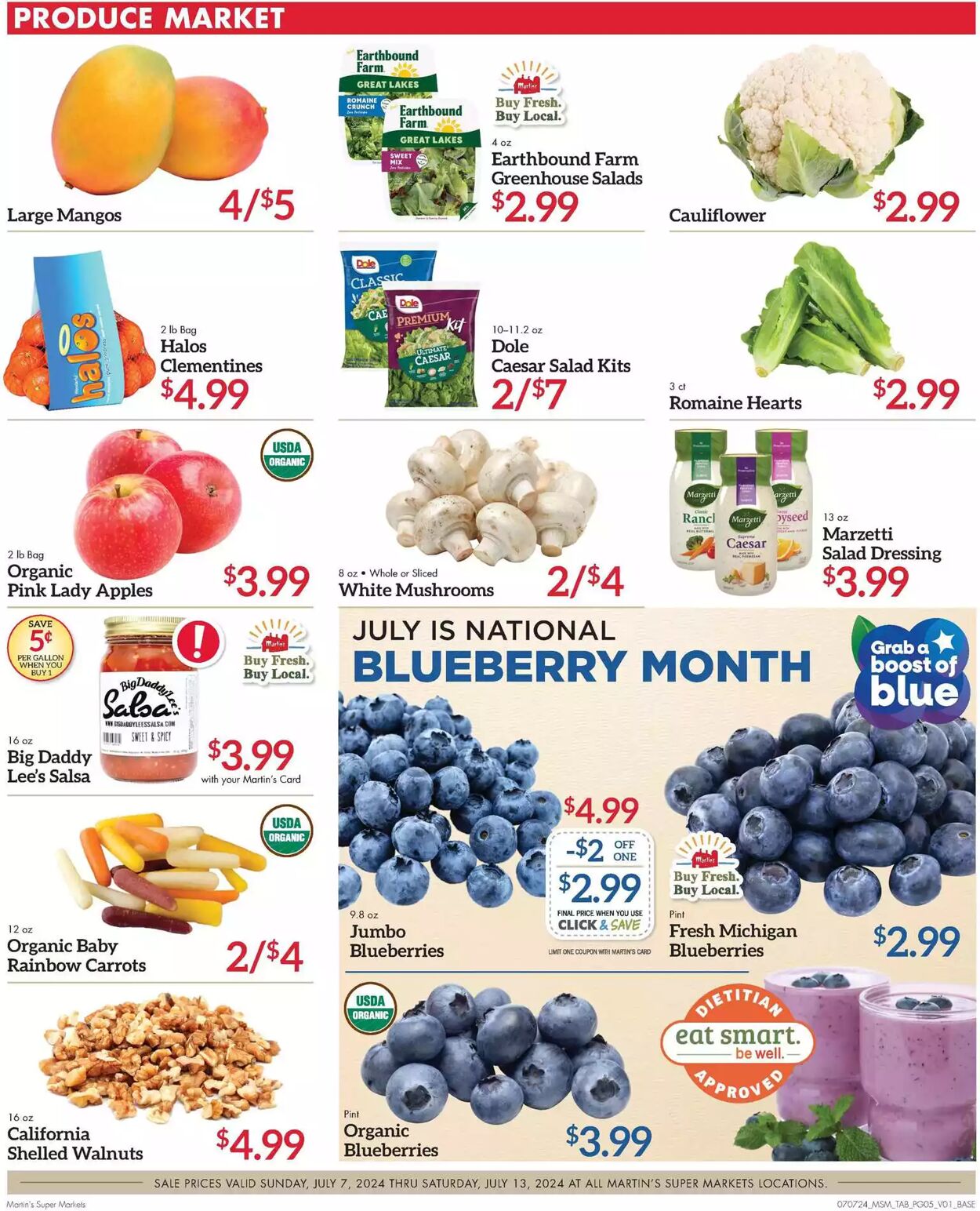 Weekly ad Martin's Supermarkets 07/10/2024 - 07/13/2024