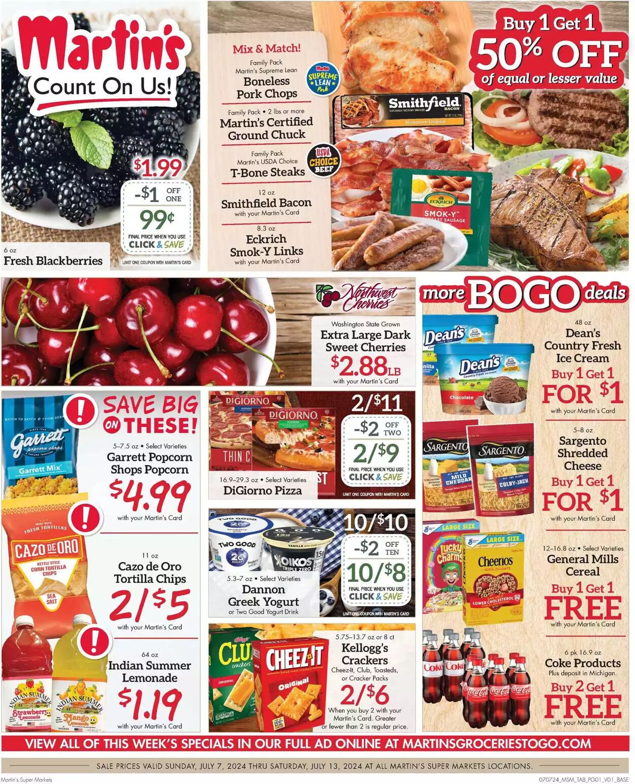 Weekly ad Martin's Supermarkets 07/10/2024 - 07/13/2024