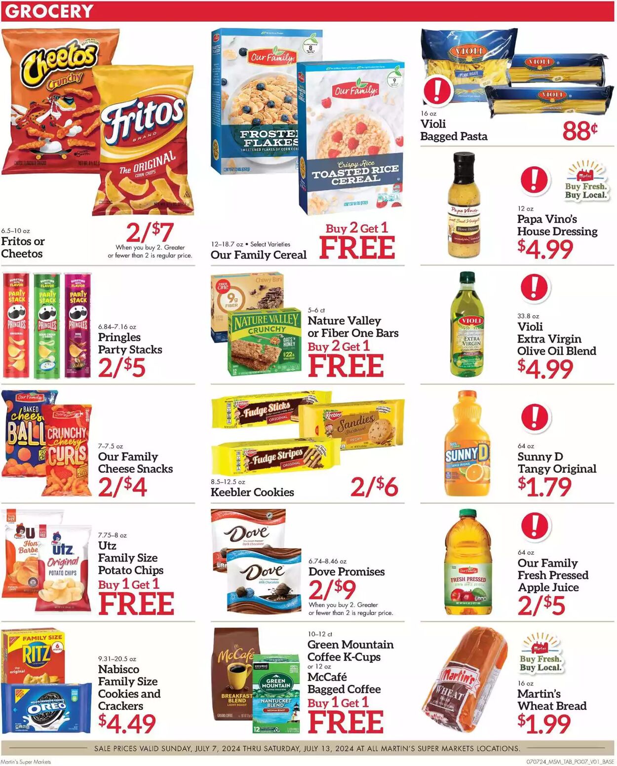 Weekly ad Martin's Supermarkets 07/10/2024 - 07/13/2024