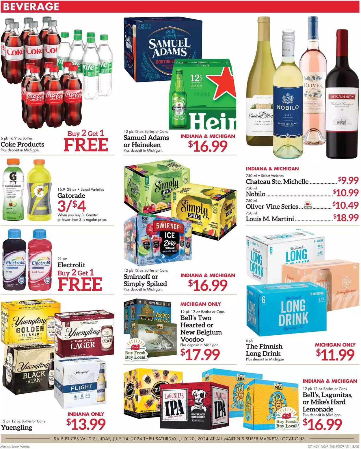 Weekly ad Martin's Supermarkets 07/14/2024 - 07/20/2024