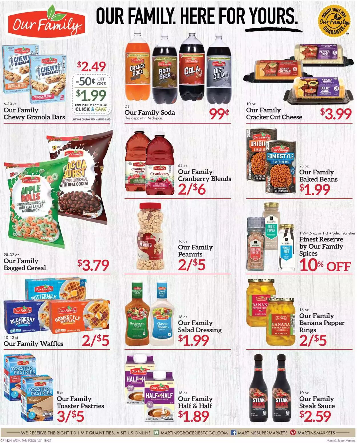 Weekly ad Martin's Supermarkets 07/14/2024 - 07/20/2024