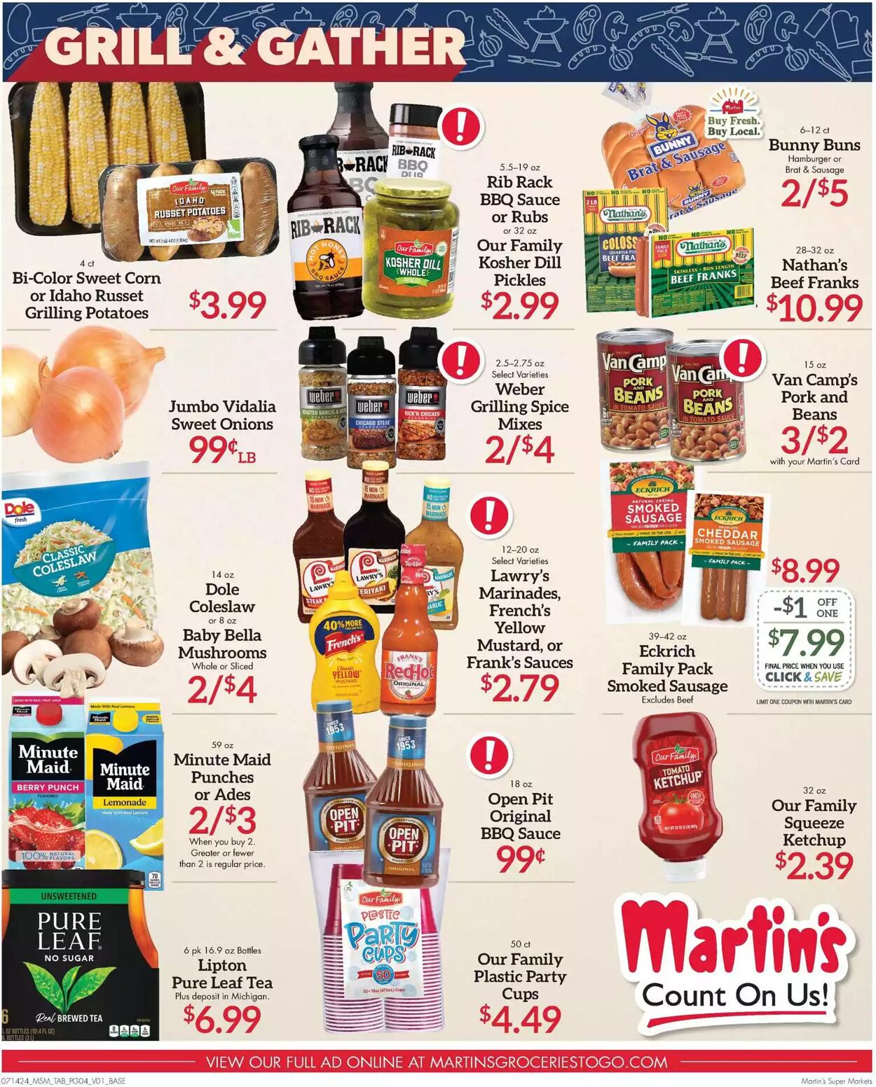 Weekly ad Martin's Supermarkets 07/14/2024 - 07/20/2024