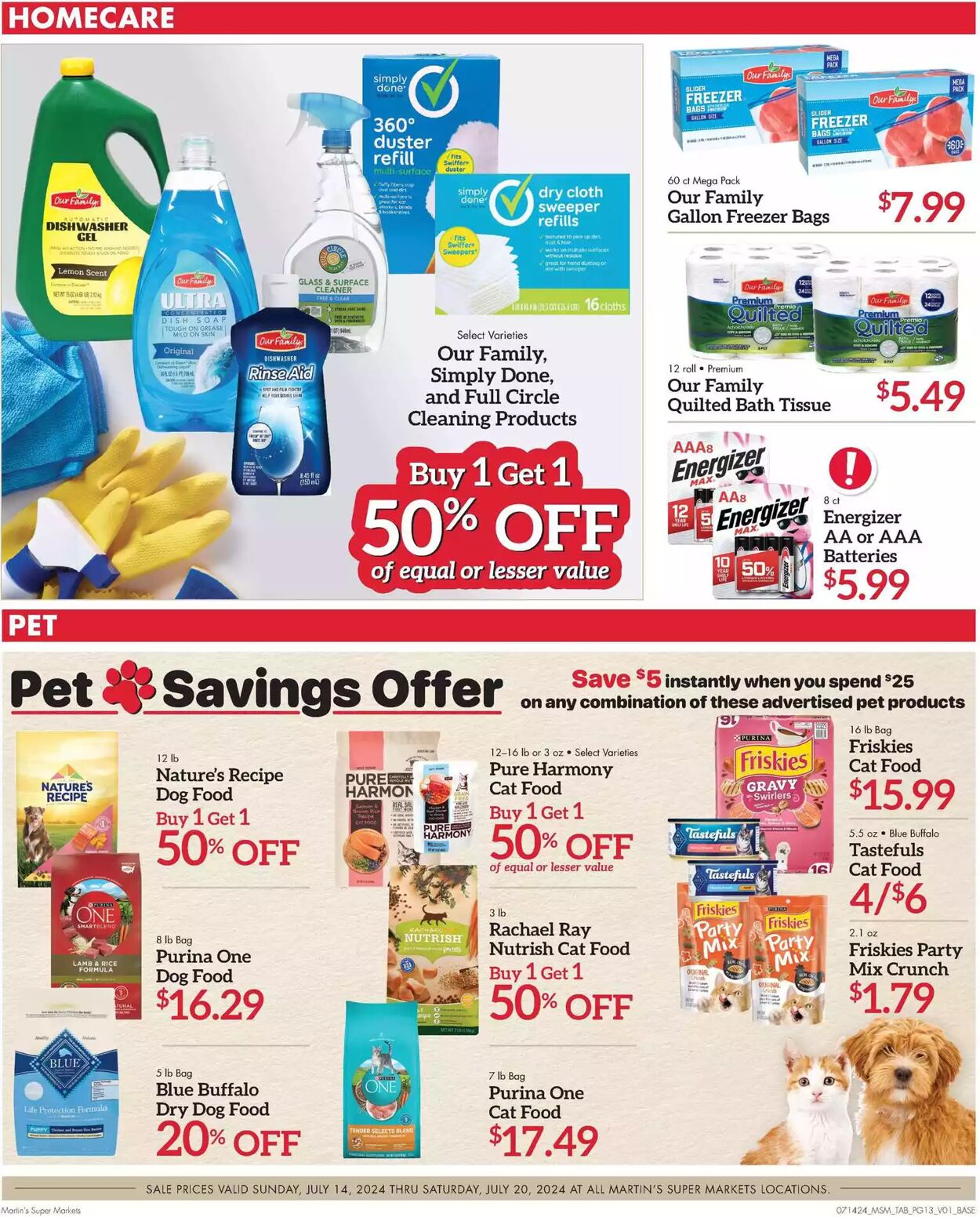 Weekly ad Martin's Supermarkets 07/14/2024 - 07/20/2024