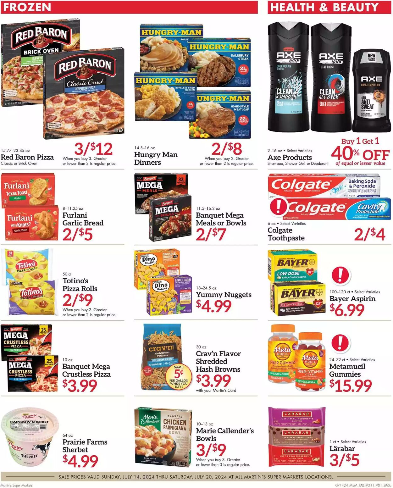 Weekly ad Martin's Supermarkets 07/14/2024 - 07/20/2024