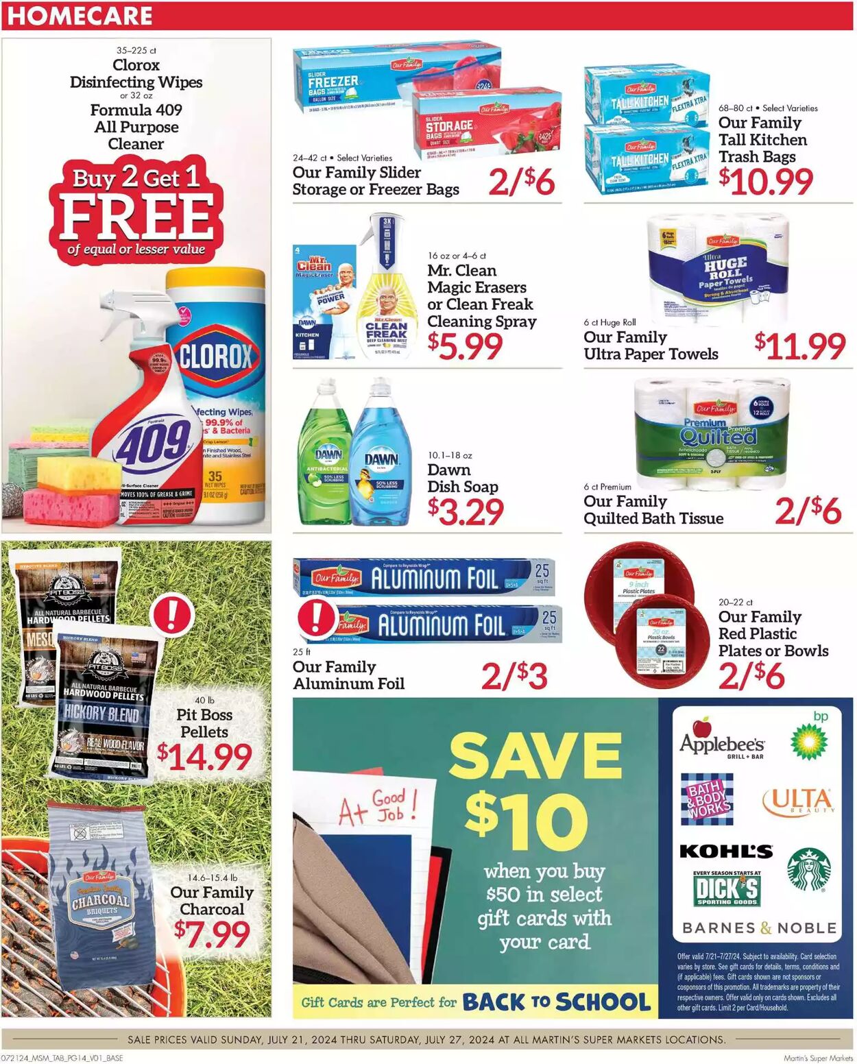 Weekly ad Martin's Supermarkets 07/21/2024 - 07/27/2024