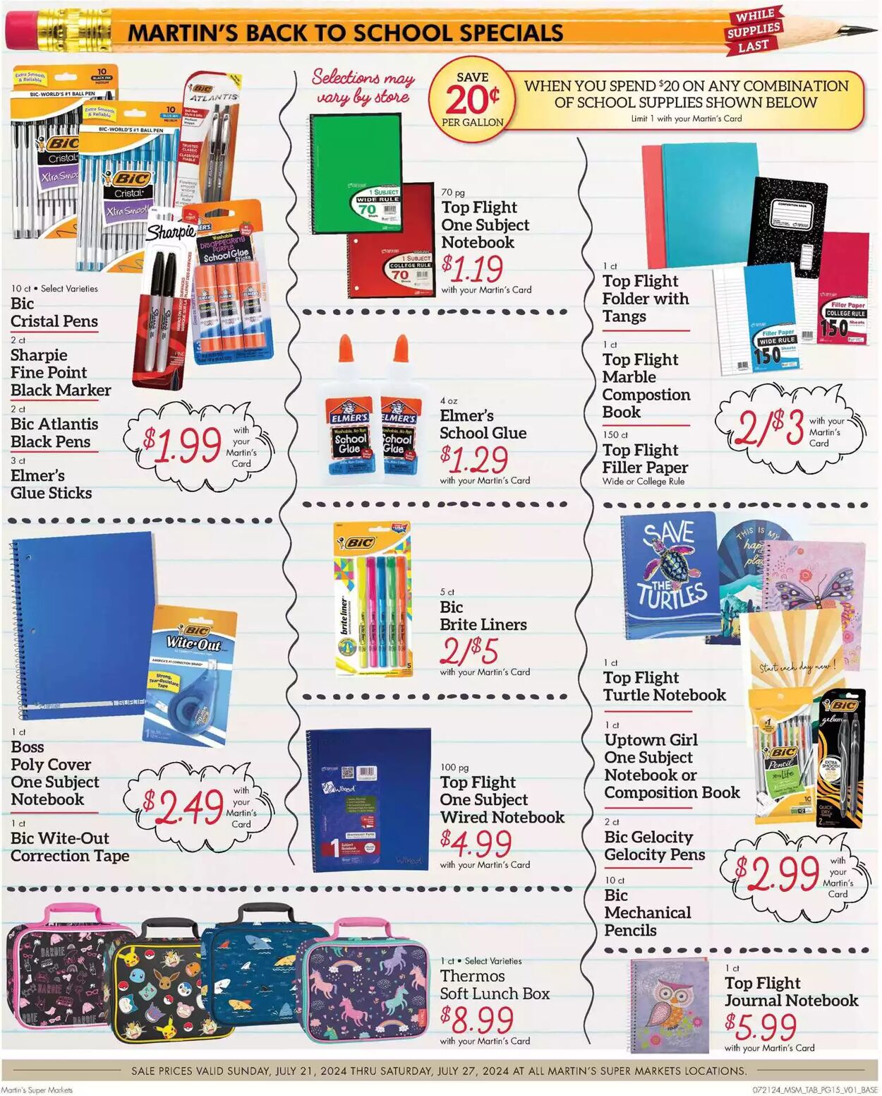 Weekly ad Martin's Supermarkets 07/21/2024 - 07/27/2024