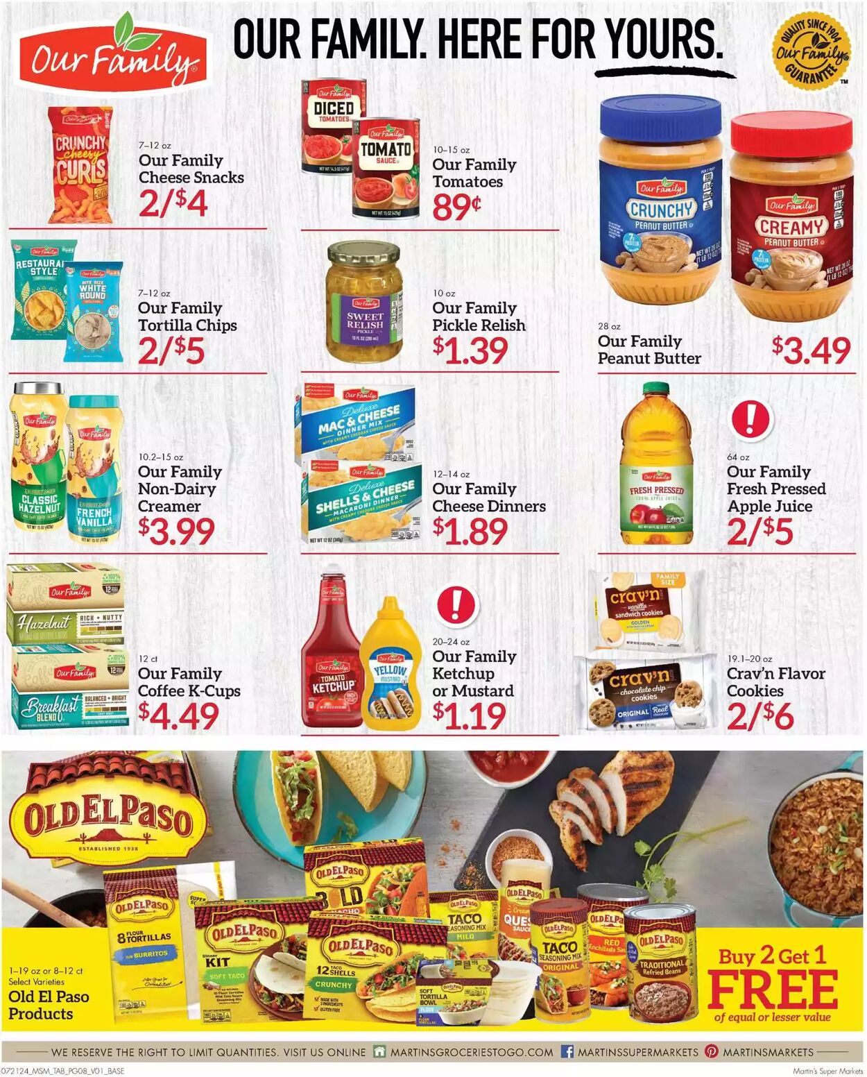 Weekly ad Martin's Supermarkets 07/21/2024 - 07/27/2024