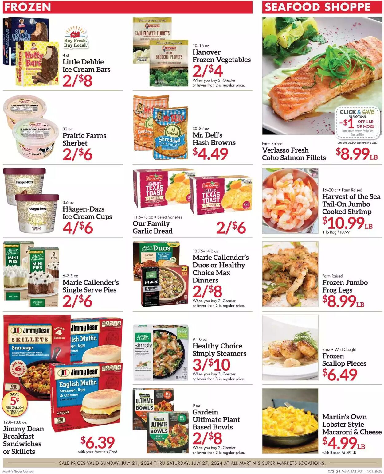 Weekly ad Martin's Supermarkets 07/21/2024 - 07/27/2024