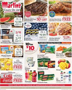 Weekly ad Martin's Supermarkets 07/21/2024 - 07/27/2024