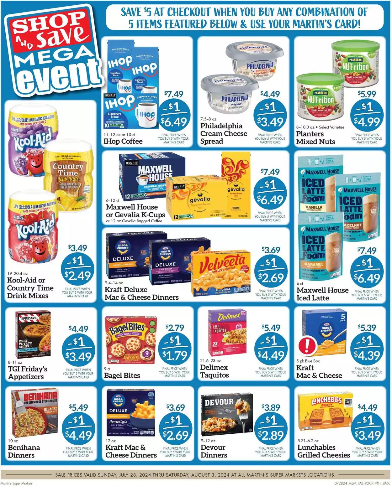 Weekly ad Martin's Supermarkets 07/28/2024 - 08/03/2024