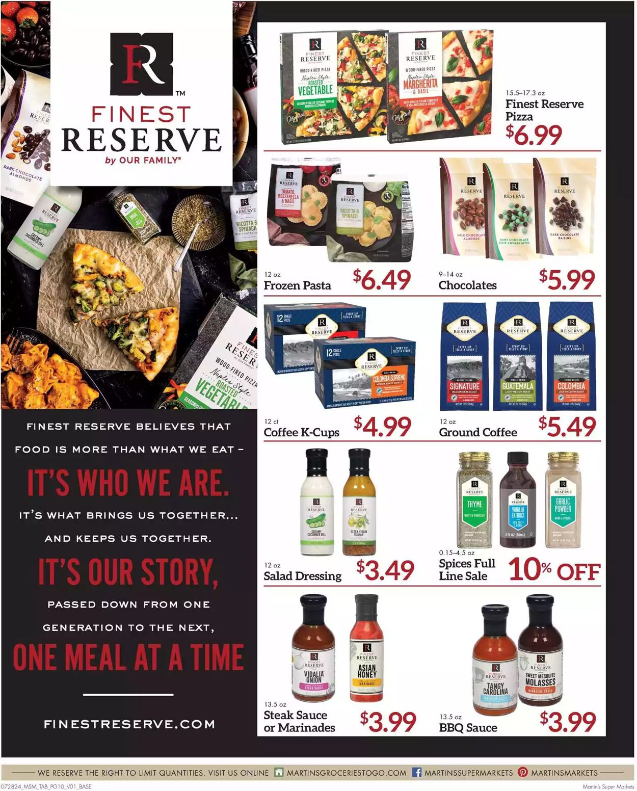 Weekly ad Martin's Supermarkets 07/28/2024 - 08/03/2024