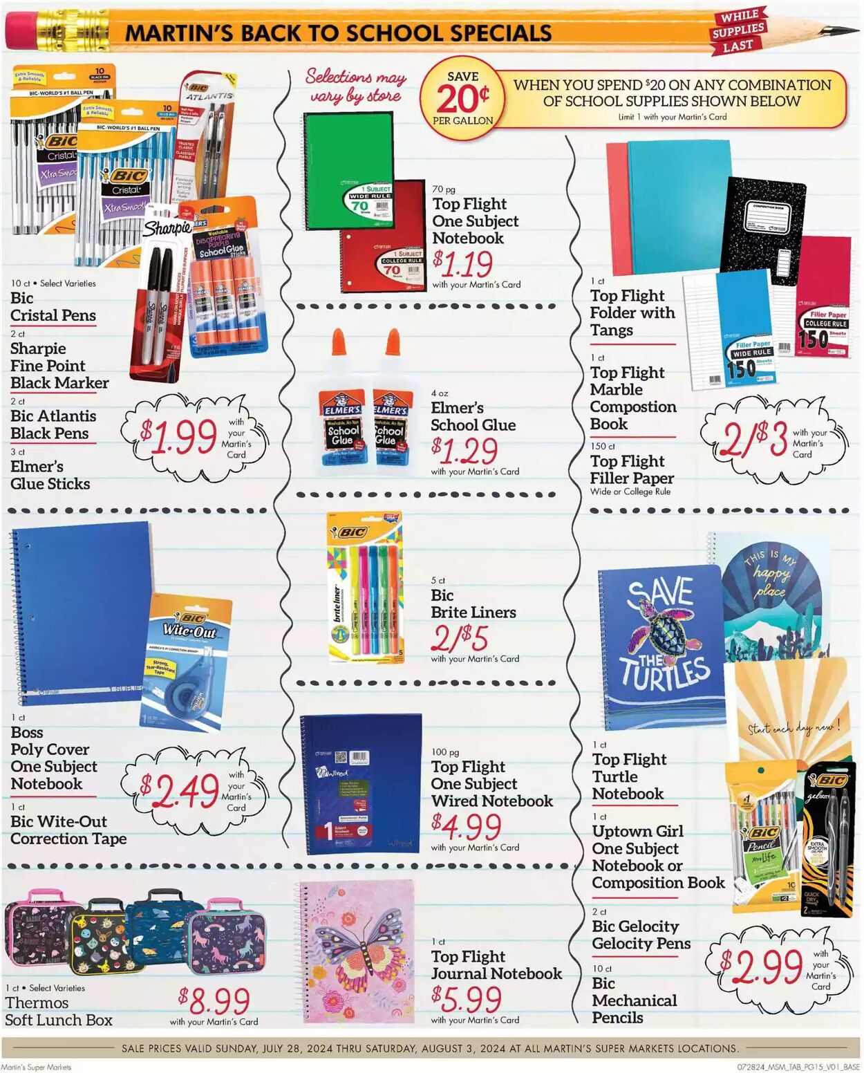 Weekly ad Martin's Supermarkets 07/28/2024 - 08/03/2024