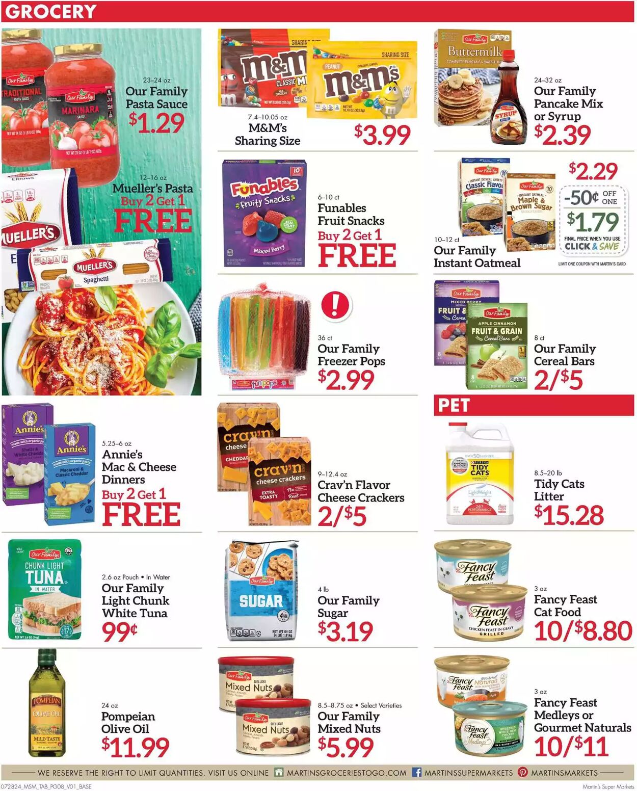 Weekly ad Martin's Supermarkets 07/28/2024 - 08/03/2024