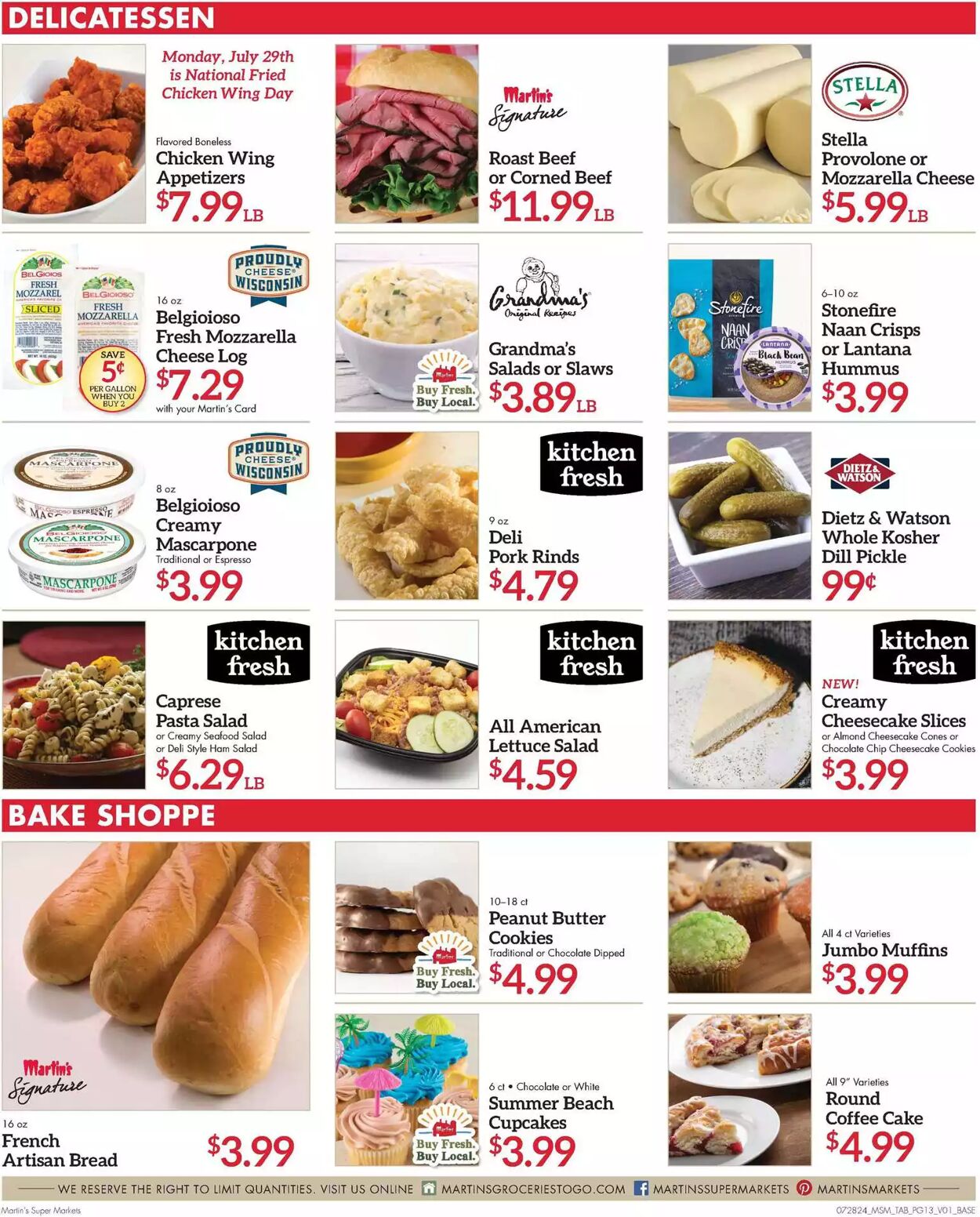 Weekly ad Martin's Supermarkets 07/28/2024 - 08/03/2024