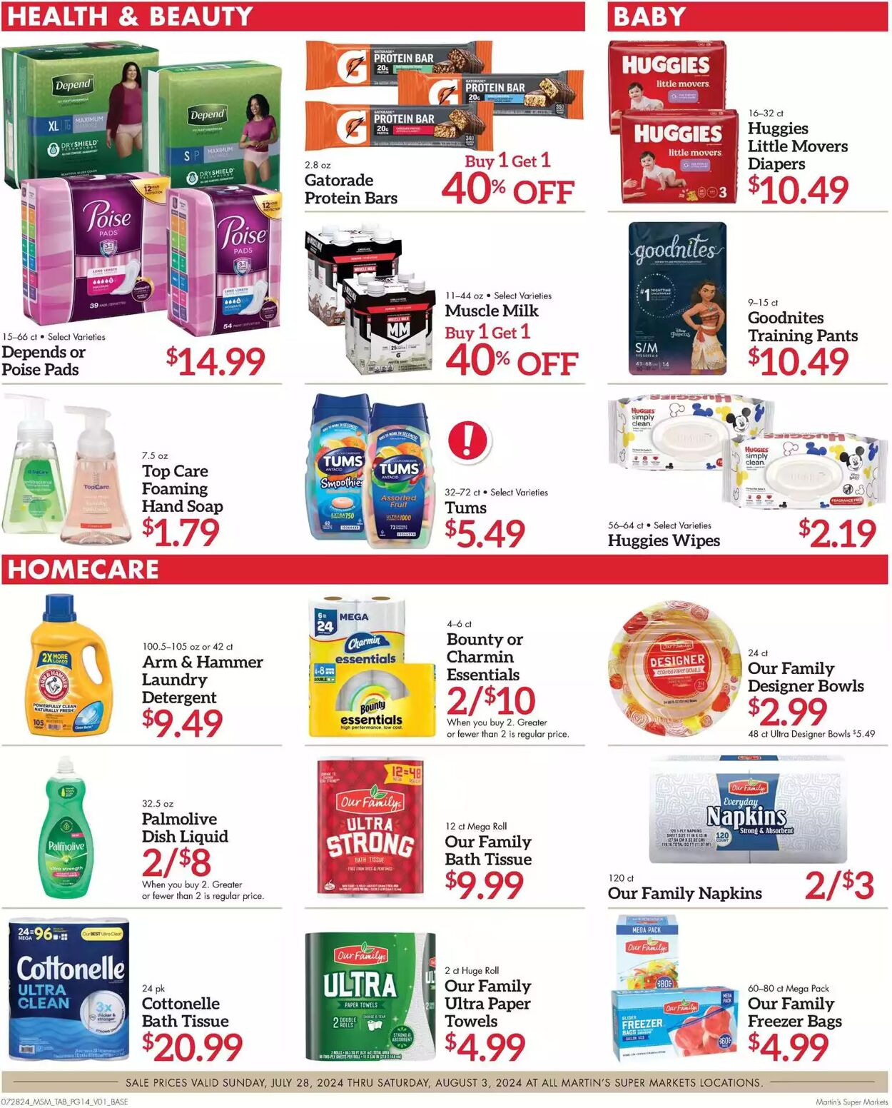 Weekly ad Martin's Supermarkets 07/28/2024 - 08/03/2024