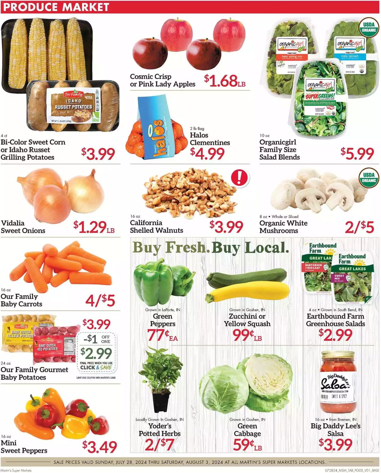 Weekly ad Martin's Supermarkets 07/28/2024 - 08/03/2024