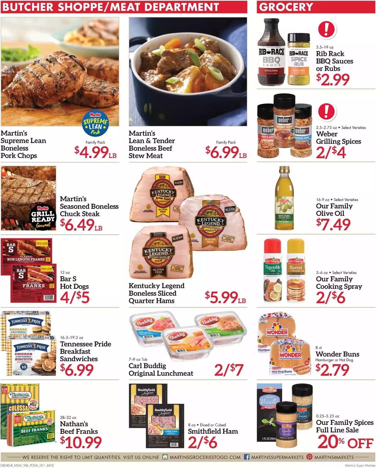 Weekly ad Martin's Supermarkets 08/04/2024 - 08/10/2024