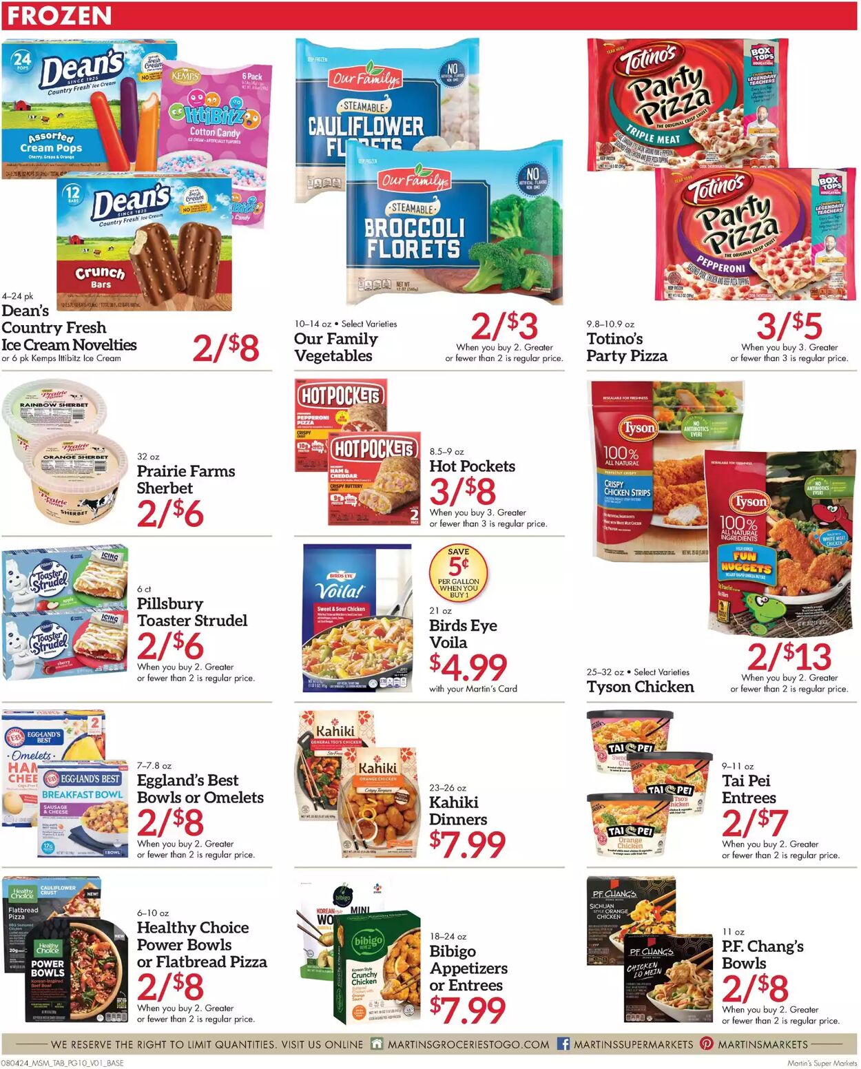 Weekly ad Martin's Supermarkets 08/04/2024 - 08/10/2024