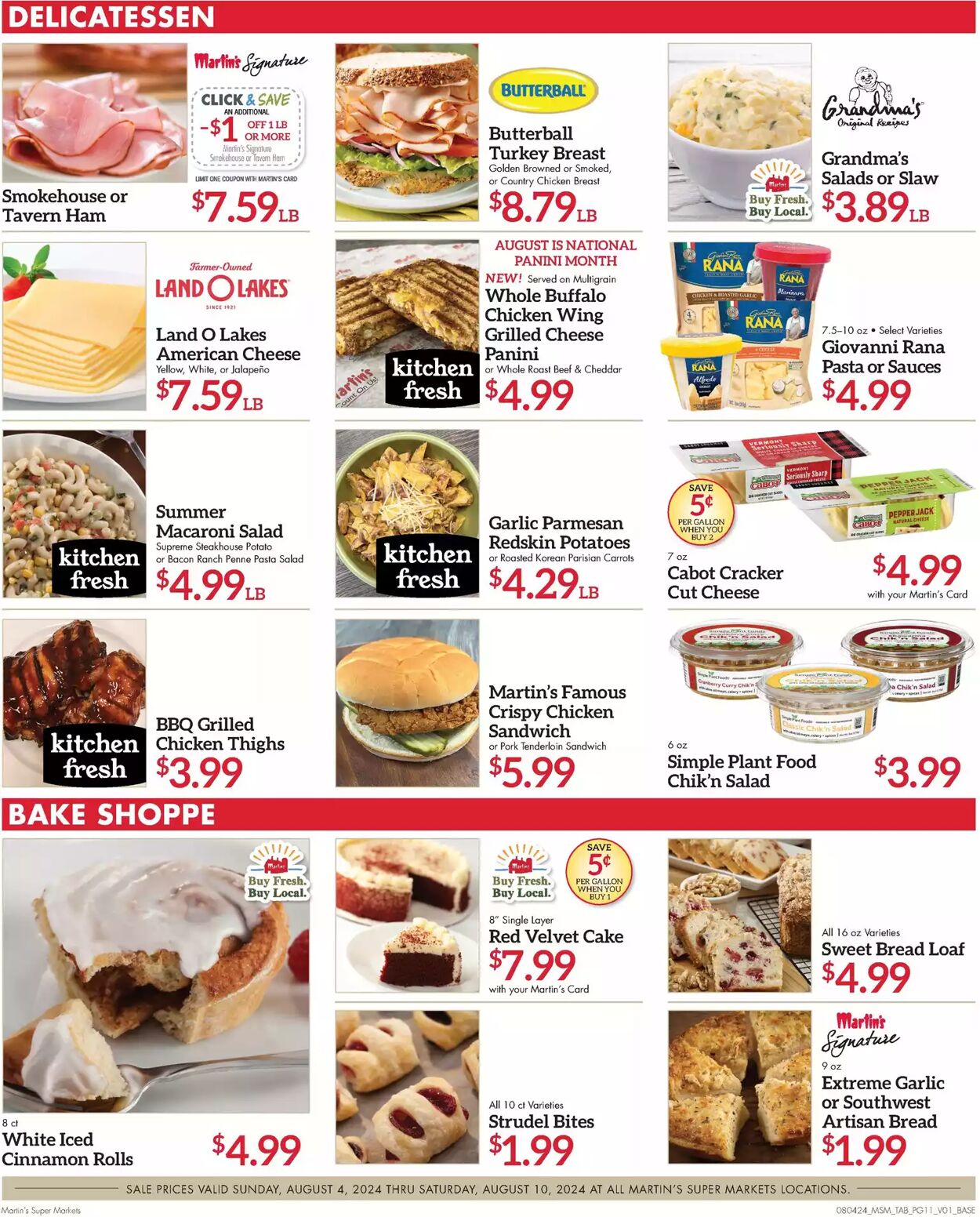 Weekly ad Martin's Supermarkets 08/04/2024 - 08/10/2024