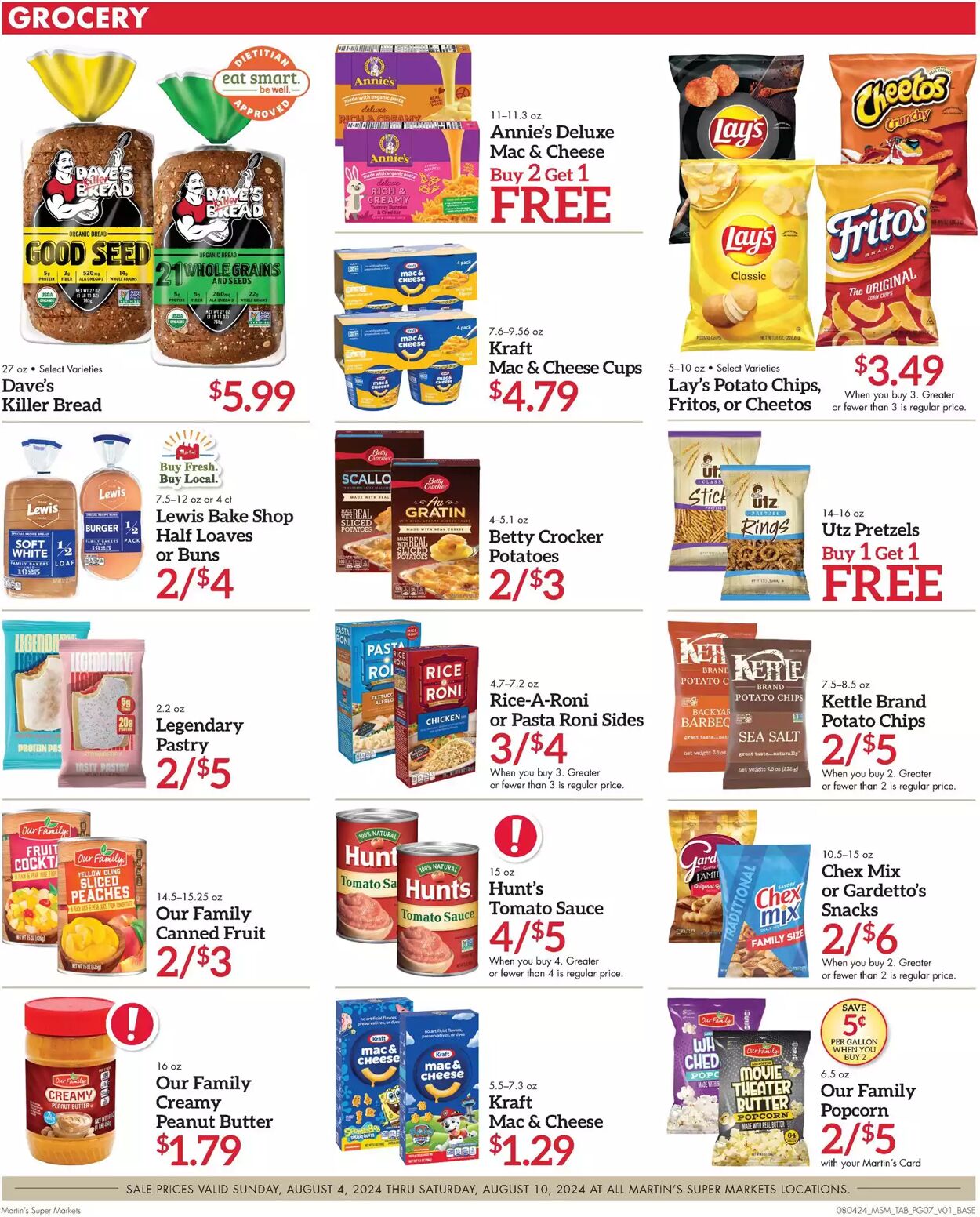 Weekly ad Martin's Supermarkets 08/04/2024 - 08/10/2024