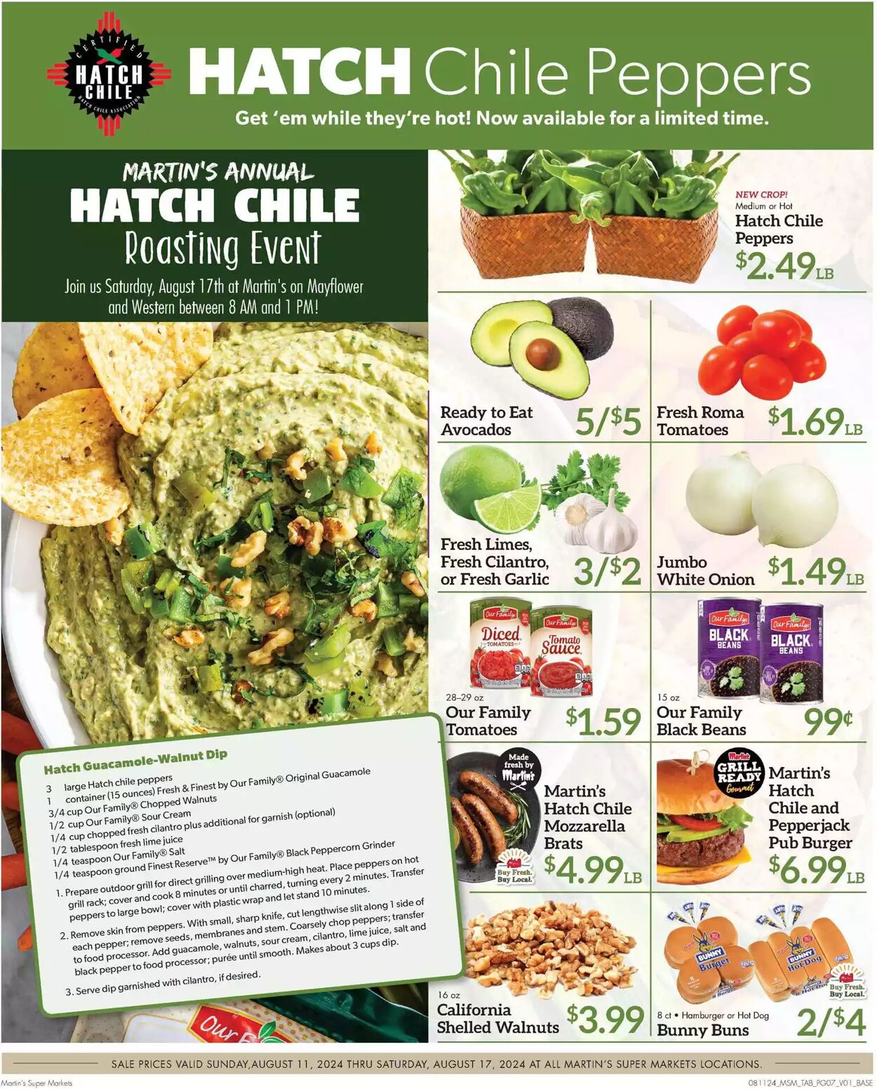 Weekly ad Martin's Supermarkets 08/11/2024 - 08/17/2024